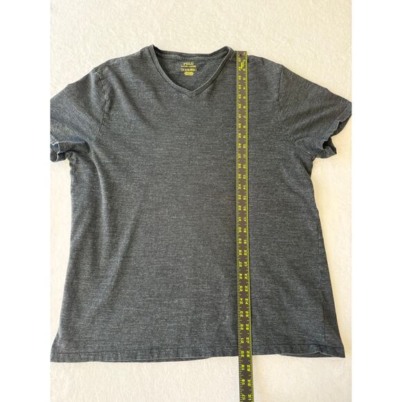 Polo Ralph Lauren Mens V Neck Size XL Cotton Tshirt Heather Gray Casual Classic - Picture 2 of 8